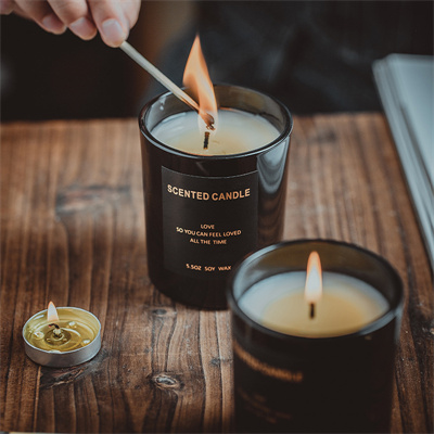 Wholesale Luxury Oil Fragrance Soy Wax Bulk Scented Candles with